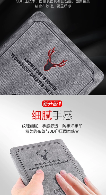 Cổ điển thương hiệu nổi tiếng microphone đệm kindle e-book Sheepshead vỏ bảo vệ tay áo vỏ mềm mới paperwhite cao cấp - Phụ kiện sách điện tử