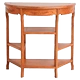 Net tốt hội trường hiện đại Trung Quốc đồ gỗ rắn Huanghua lê lối vào bàn bán tròn Bàn gỗ rắn cửa sổ kệ bên bàn - Bàn / Bàn