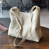 Вместительная и большая сумка через плечо для отдыха, сумка на одно плечо, из натуральной кожи