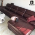 Cốt lõi xây dựng nhà da bò sofa da hiện đại sofa da sofa da phòng khách ngôi nhà lớn đã sẵn sàng - Ghế sô pha bộ ghế sofa gỗ Ghế sô pha