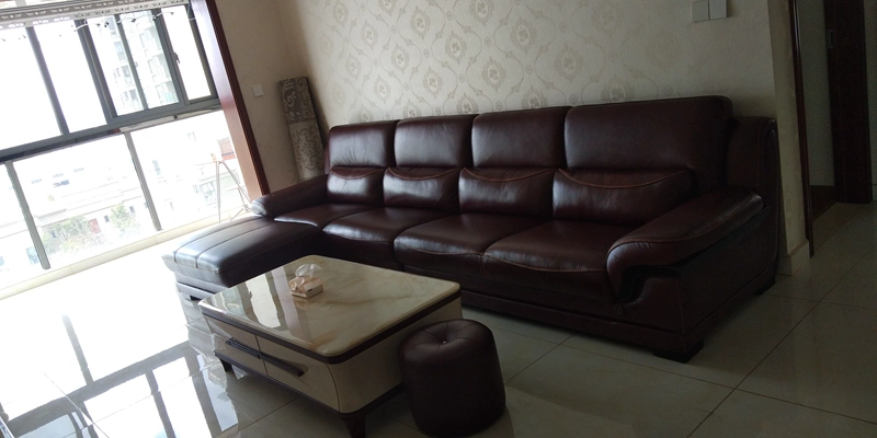 Cốt lõi xây dựng nhà da bò sofa da hiện đại sofa da sofa da phòng khách ngôi nhà lớn đã sẵn sàng - Ghế sô pha