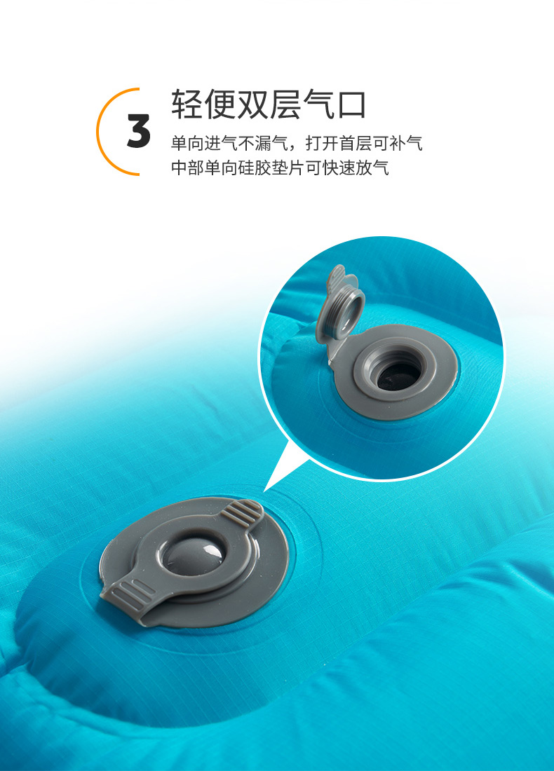 NH di động bơm hơi đệm dày lĩnh vực mat đơn đôi ngoài trời cắm trại cắm trại ăn trưa nghỉ trưa mat mat - Thảm chống ẩm / Mat / Gối thảm trải du lịch