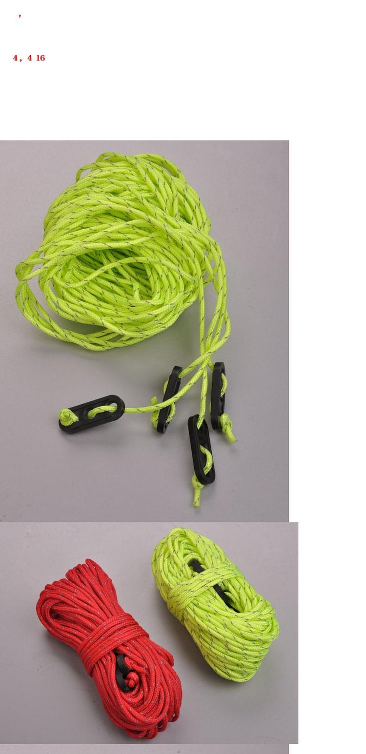 Dây thừng lều phản quang NatureHike, dây thừng chống gió tán cây đặt 4 m * 4 rễ (16) mét - Lều / mái hiên / phụ kiện lều lều trẻ em