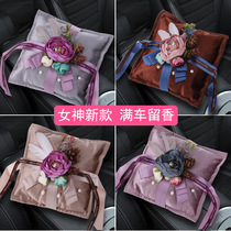 Car aromatherapy bamboo charcoal bag car home dual-use high-end creative flower sachet to remove odor and formaldehyde car interior