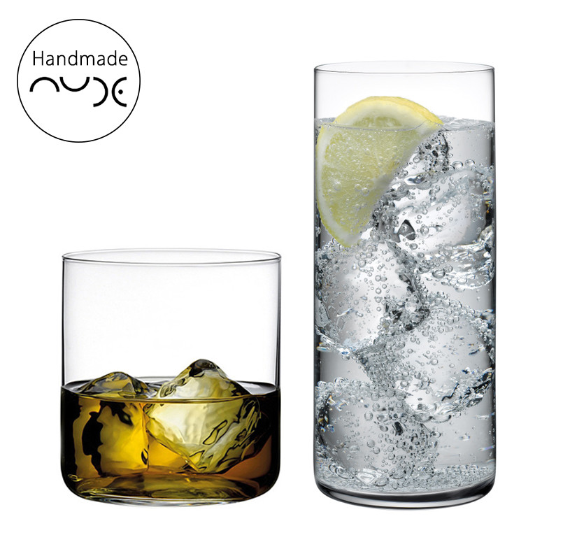 nude imports ultra thin crystal glass milk juice heat resistant xo whisky cup water polo wine beer glass