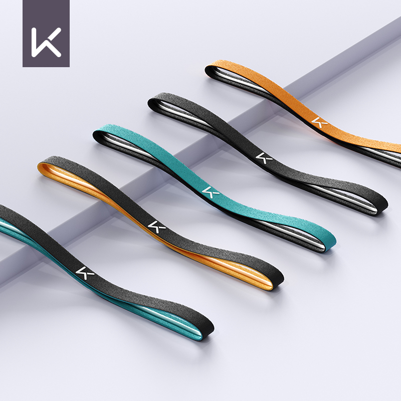 Headband Fitness Running Anti-skid Headband Sweat Absorbing Sports Hair Band Sweat Guide Sweat Band Fine Basketball Anti-sweat Band for Men and Women