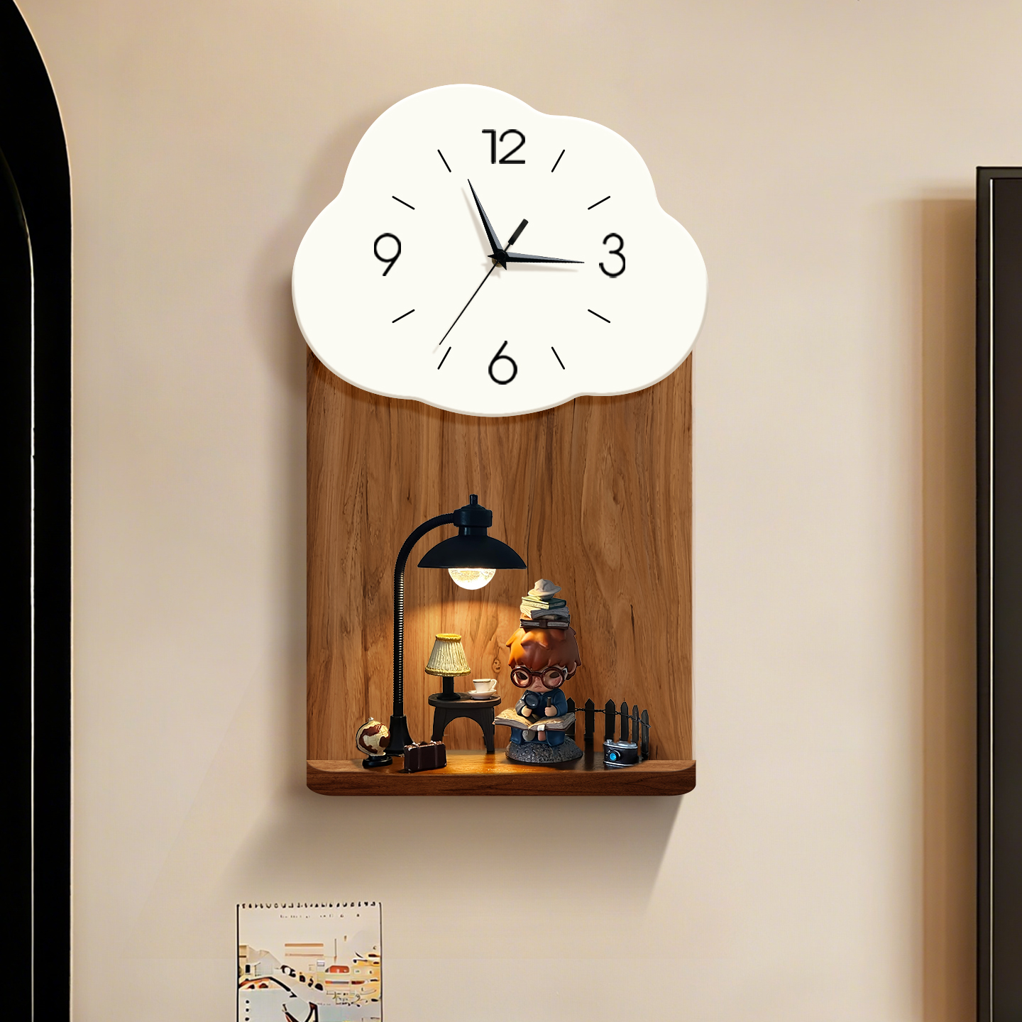 Creative Clock Blind Box Figure Storage Display Stand