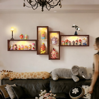 No punching blind box storage display rack figure storage rack