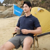 Columbia, дорожная дышащая спортивная футболка polo для отдыха, впитывает пот и запах, короткий рукав
