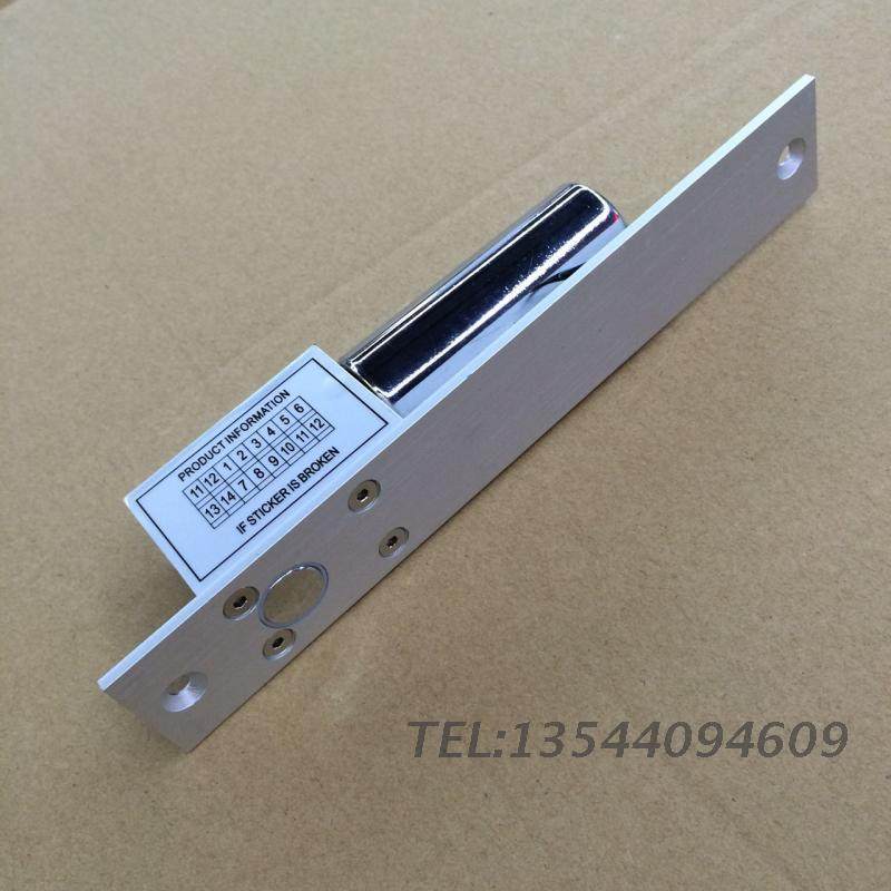 One finger Zen access control system electronic control two-wire electric plug lock 2 wire temperature glass door lock power off unlock latch lock