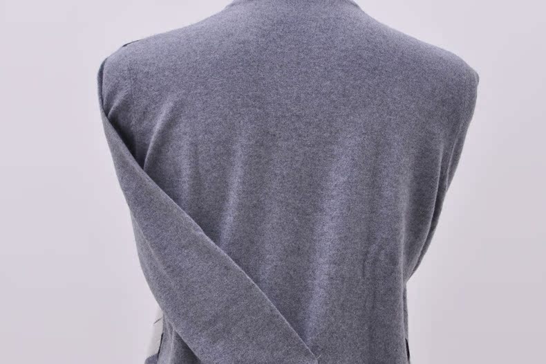 Áo len cashmere cổ lọ nam len cổ chữ V đính kim cương ấm áp 2017 áo len mùa thu đông mới - Áo len Cashmere áo nam hàng hiệu