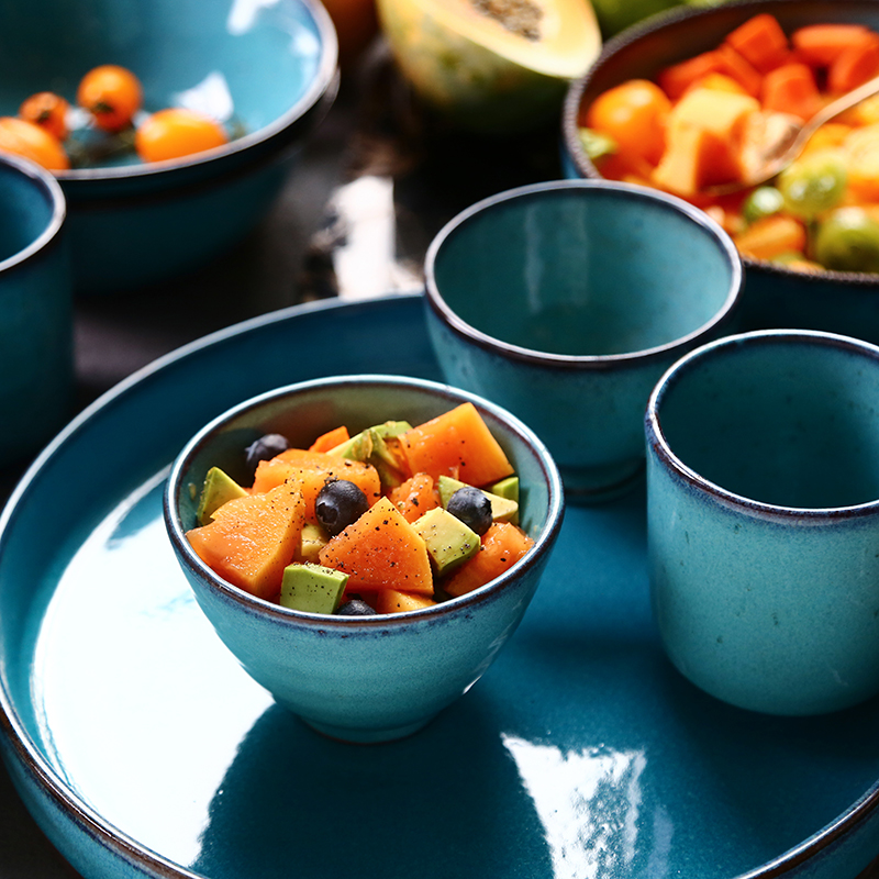 Small bowl of antalya American ceramic bowl household perfectly playable cup cup creative dessert bowl hat to bowl to eat bread and butter