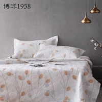 Bo Yang 1958 mat 1,8m giường ba mảnh có thể giặt gấp dày jacquard mềm mat 1,5m mùa hè mát mẻ - Thảm mùa hè chiếu trúc 1m8