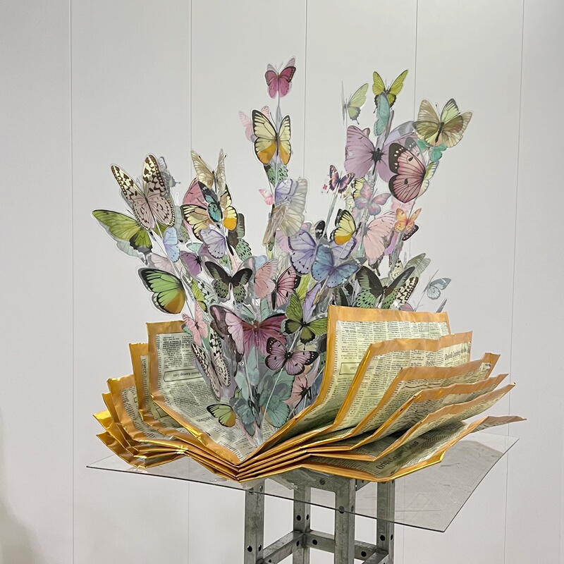 Creative Large-Scale Simulated Book-Shaped Butterfly Mall Display Decoration Photo Props Butterfly Handmade Paper Flowers Creative Large-Scale Simulated Book-Shaped Butterfly Mall Display Decoration Photo Props Butterfly Handmade Paper Flowers
