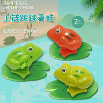 Childrens baby on the wind wind wind toys baby childhood memories jumping frogs