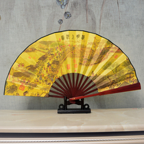 Fan folding fan Chinese style mens ancient style custom classical 8-inch 10-inch trendy tremble sound photo blank painting fan