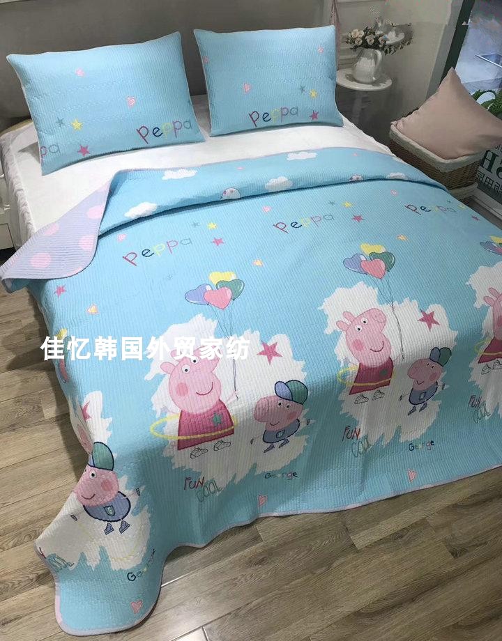 Twill bông phong cách Hàn Quốc bí mật quilting mùa hè tấm trải giường nệm mùa hè bộ đồ giường mát mẻ ba bộ ga giường everon giảm giá