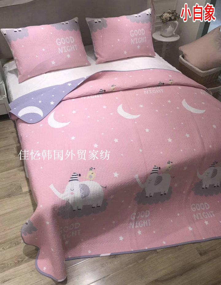 Twill bông phong cách Hàn Quốc bí mật quilting mùa hè tấm trải giường nệm mùa hè bộ đồ giường mát mẻ ba bộ ga giường everon giảm giá