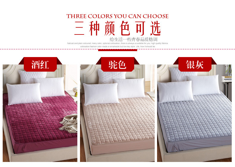 phương pháp Levin 1.8m dày đống bông bedspread bụi Được trang bị nệm trải 1,5m Simmons duy nhất mảnh bảo vệ bìa 1.2 - Trang bị Covers 	ga chun trải giường 2mx2m2	