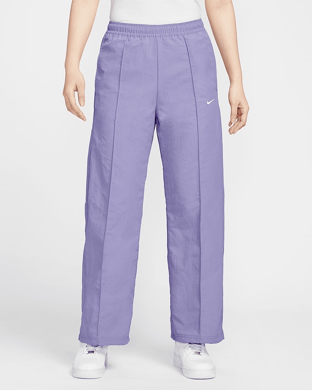 Nike Women's Summer High-Waisted Wide-Leg Straight Woven Sports Loose Breathable Cargo Pants Fq3589