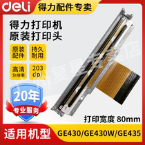 Deli accessories new original GE430 print head suitable for GE430 GE430W GE435 label printer print head thermal head