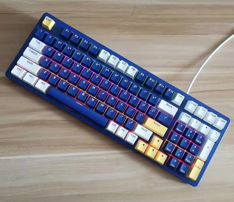 Daryou Ck100Pro Infrared Switch Mechanical Keyboard for Internet Cafes, Hot-Swappable, Wired Optical Axis for Gaming Daryou Ck100Pro Infrared Switch Mechanical Keyboard for Internet Cafes, Hot-Swappable, Wired Optical Axis for Gaming