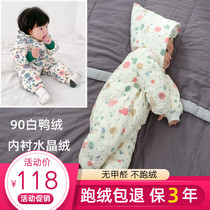 Baby down jacket jumpsuit winter winter clothes male baby winter thick female 0 1 year old out clothing children