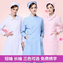 Nurses clothing winter dress Long sleeves white large vest woman with a thick section of the body Pink Drugstore Oral Doctor Work Clothes