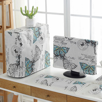 Apple Lenovo desktop computer cover LCD computer dust cover LCD display cover fabric pastoral dust cover cover