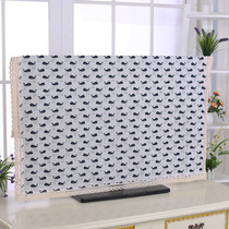 TV dust cover 50 lace 52 hanging 65 inch fabric TV cabinet cover cloth cover cover 55 LCD TV cover