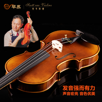 Caos violin quasi-professional class adult student test class musical instrument imitation ancient pure handmade solid wood violin 600