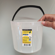 German Christian small paint bucket Latex paint empty bucket Small bucket Plastic bucket Paint bucket Wall brush tool