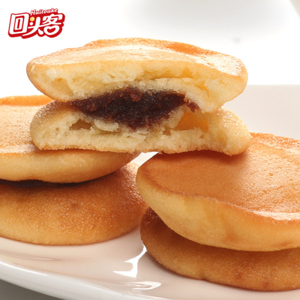 回头客 铜锣烧 160g*4包 优惠券折后￥19.8包邮（￥24.8-5）多味可选