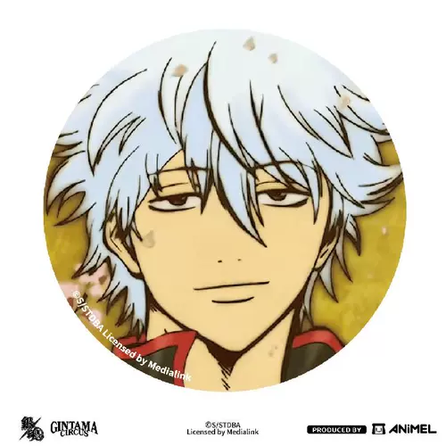 Новый продукт Bilibili ANIMEL [Серия, посвящённая 20-летию Gintama] Значок в японском стиле Sakata Gintoki Style