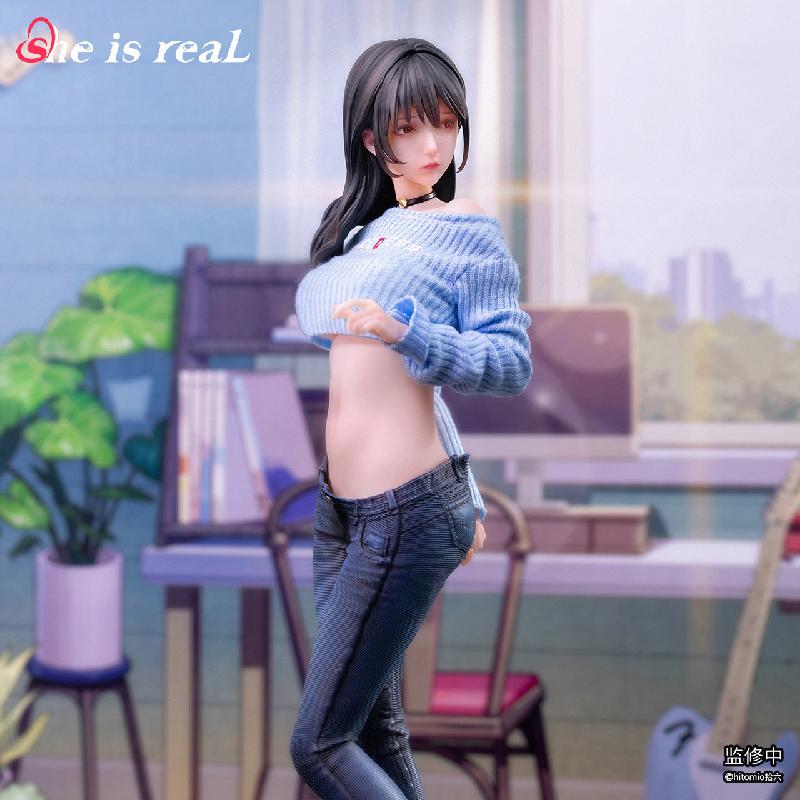 In-Stock Bilibili Sheisrealhitomio Original Artwork Guitar Sister Statue-Grade Temperature-Sensitive Paint Figure In-Stock Bilibili Sheisrealhitomio Original Artwork Guitar Sister Statue-Grade Temperature-Sensitive Paint Figure
