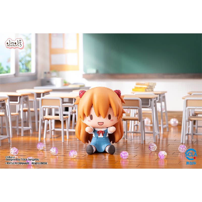 In-Stock Bilibili New Product S-Fire Neon Genesis Evangelion Eva Asuka Q-Version Figure