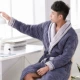 Áo ngủ nam mùa đông nhung nhung san hô dày 3 lớp dày và dài quần áo ngủ nữ