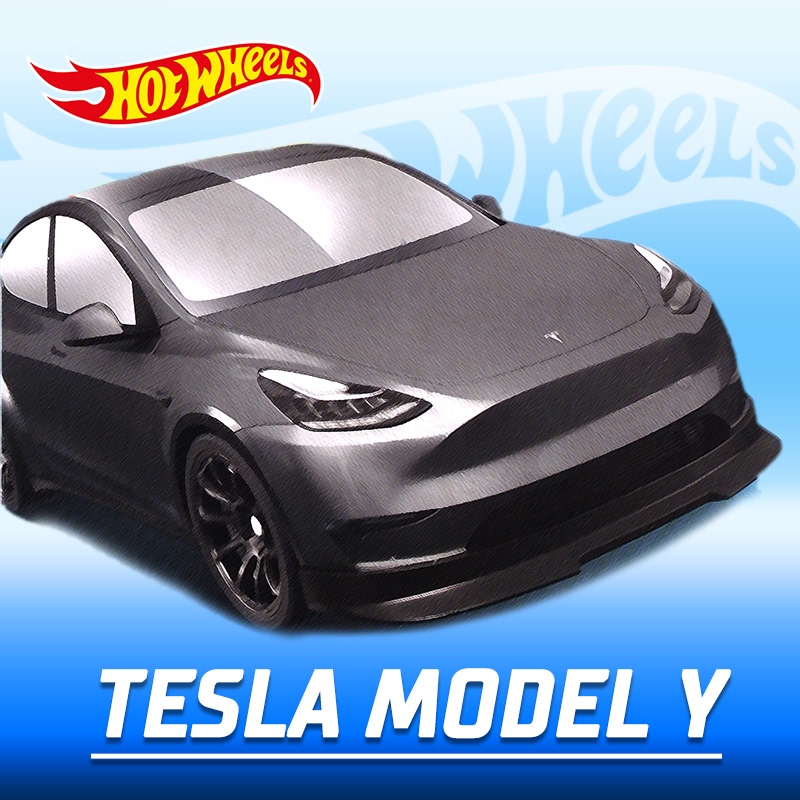 Tesla Model Y Lotus Sports Car Toy Alloy Mini Sports Car Simulation Car Model C4982 Hot Wheels