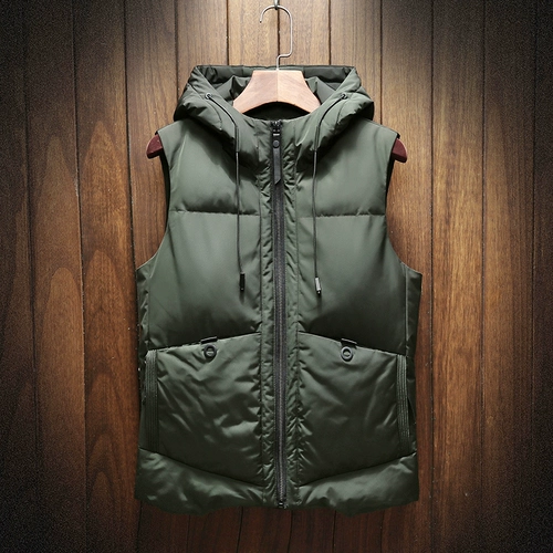 Мужской демисезонный жилет, трендовая куртка, комплект с пухом, 2020, в корейском стиле