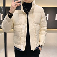 Зимний трендовый короткий утепленный пуховик, легкая и тонкая куртка, коллекция 2021, оверсайз