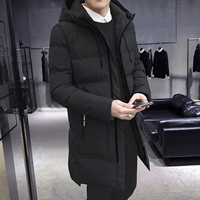 Зимняя трендовая куртка с капюшоном, пуховик с пухом для отдыха, в корейском стиле