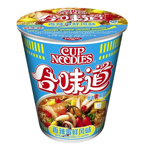 Рицингхе вкусовой аромат пряный аромат морепродуктов Мгновенный лапша открытая чашка музыкальные чашки и мгновенная лапша 74 г скоростной еды