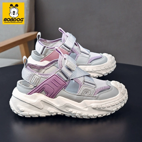 Летние детские спортивные сандалии, сумка для обуви, обувь, подходит для подростков, мягкая подошва