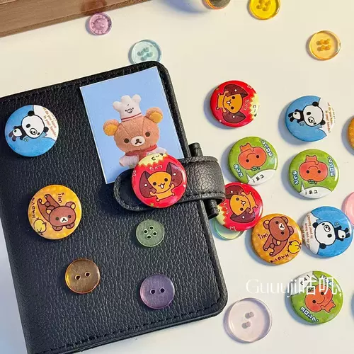 Антикварный значок для украшения ноутбука m5, 25 мм, мини-бар, милый декоративный значок для ноутбука Rilakkuma, доступная цена