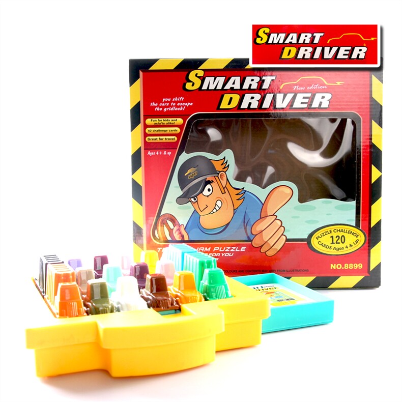 Smart driver 120 off game car Huarong Road educational toys rush hour SMART DRIVER