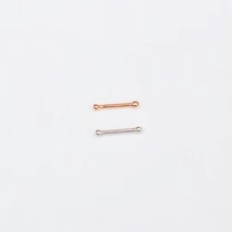 Nasal nail rose gold mini gold 18K gold raising ear stick mini ear stick invisible bean Au750 anti-allergy