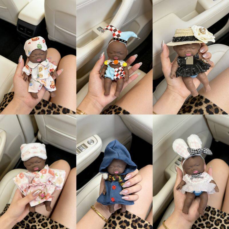 14cm娜塔莎黑娃解压玩具整蛊上班族缓解焦虑神器带衣服暗黑魔法师