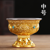 Eight auspicious high foot for cup home Buddhas former dense water purification cup 7 for cup Nepali craft 8 for swing piece