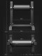 Doniuz Squat Trainer Bulgarian Single-Leg Squat Training Rack Split-Leg Squat Hip and Leg Assist Device Fitness Equipment