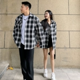 Мужская осенняя куртка, рубашка для отдыха, парная одежда для влюбленных, в стиле Шанель, оверсайз